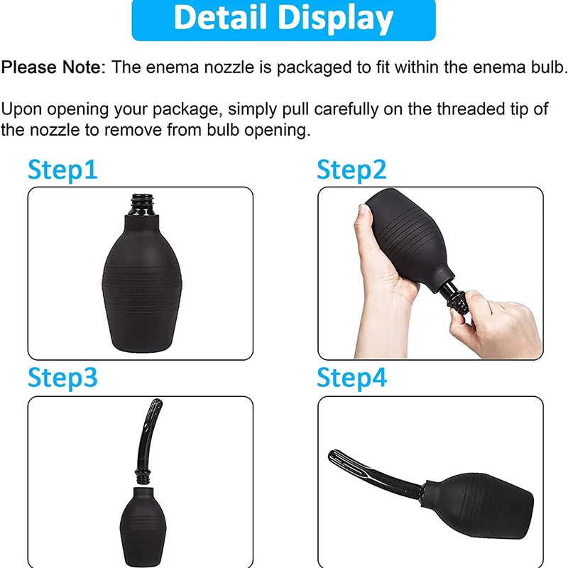 Nettoyant lavement Plug Anal godemichet Anal BDSM Clyster jouets sexuels pour femmes hommes hygiène Gay vagin Anal produits pour adultes Tube de nettoyage Anal