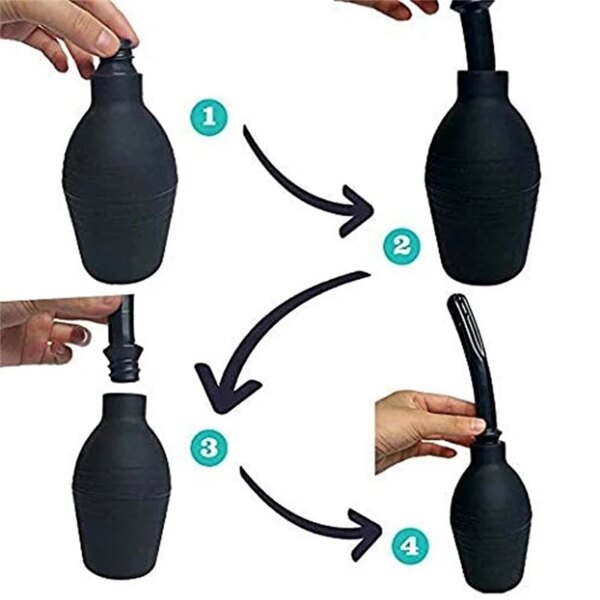 Nettoyant lavement Plug Anal godemichet Anal BDSM Clyster jouets sexuels pour femmes hommes hygiène Gay vagin Anal produits pour adultes Tube de nettoyage Anal – Image 4