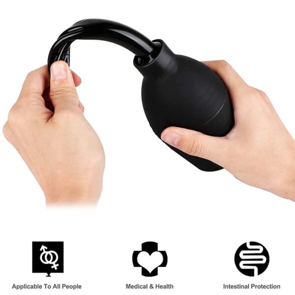 Nettoyant lavement Plug Anal godemichet Anal BDSM Clyster jouets sexuels pour femmes hommes hygiène Gay vagin Anal produits pour adultes Tube de nettoyage Anal – Image 2