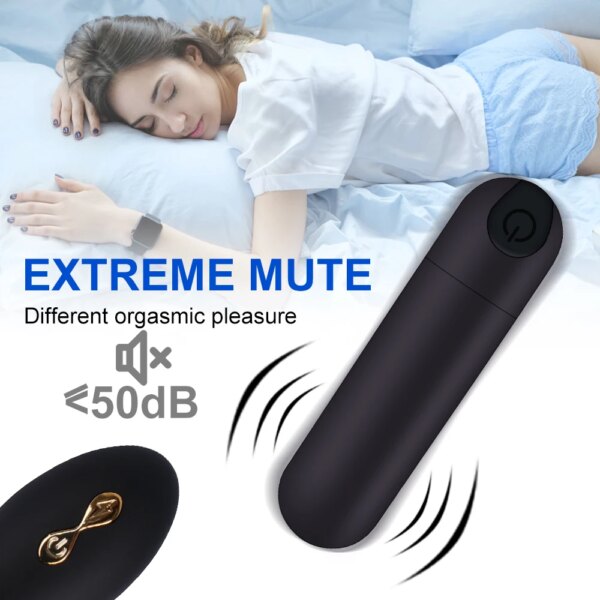 Vibromasseur portable télécommandé puissant, Mini vibrateurs, jouets sexuels pour adultes pour femmes, point G, culotte de Clitoris, œuf vibrant – Image 5