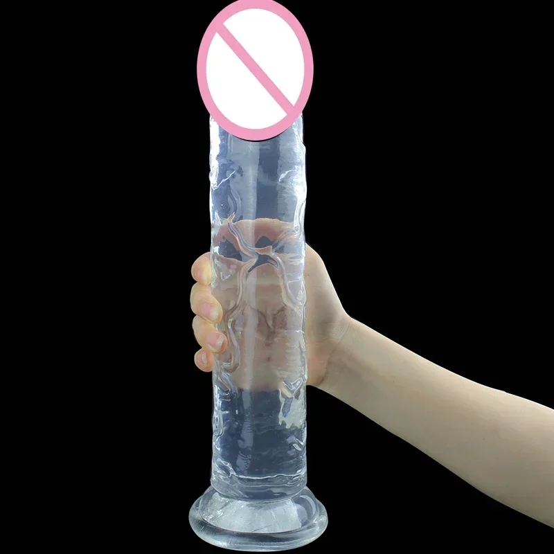 Petit gode transparent bon marché pour femme, ventouse, MSI, bite, jouets sexuels anaux, clitori doux, vagin, mastjaune, pénis, 5 couleurs, 7.0