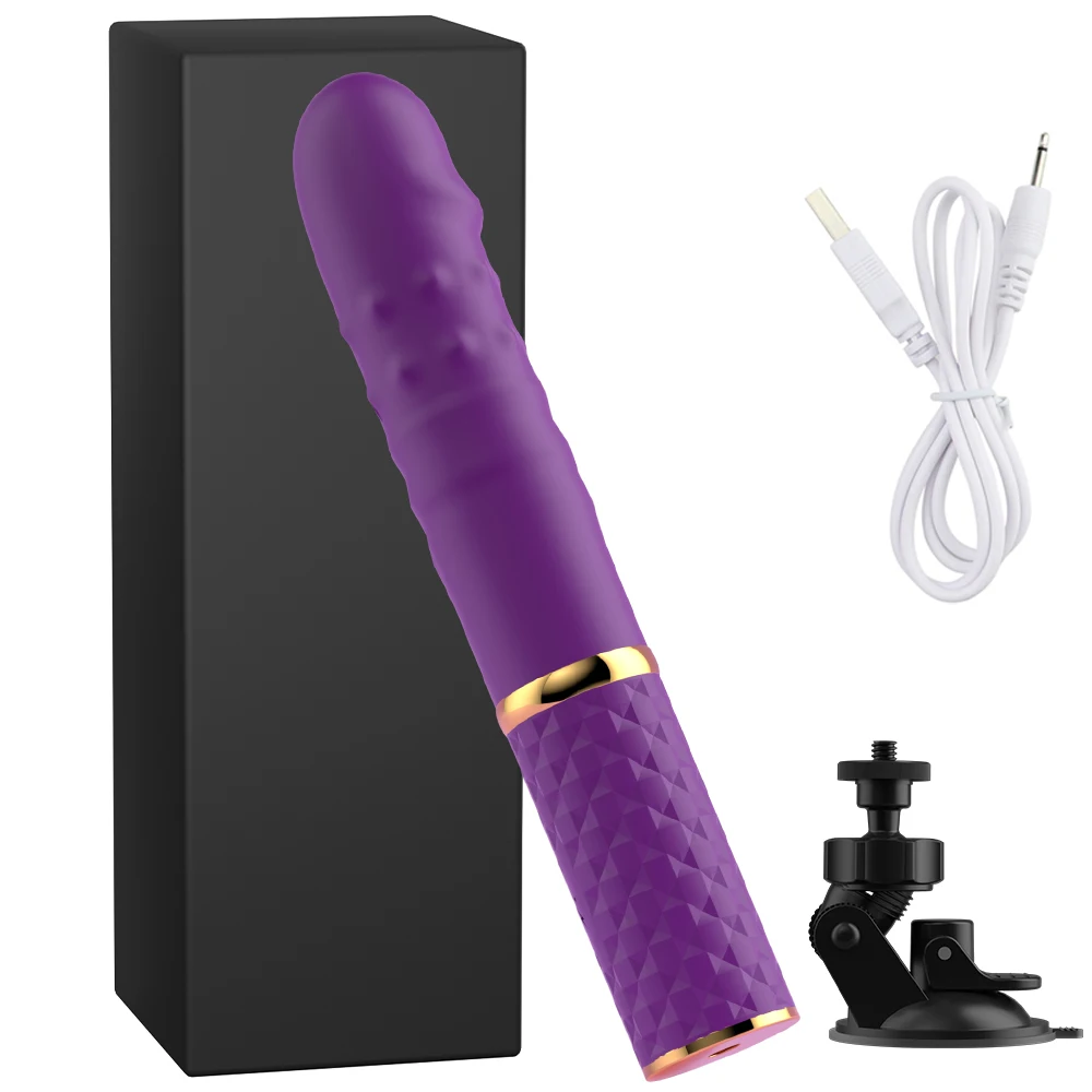 Machine sexuelle pour débutant, gode télescopique, vibrateur, poussée, chatte rétractable, point G, Stimulation anale clitoridienne, jouets sexuels pour femmes