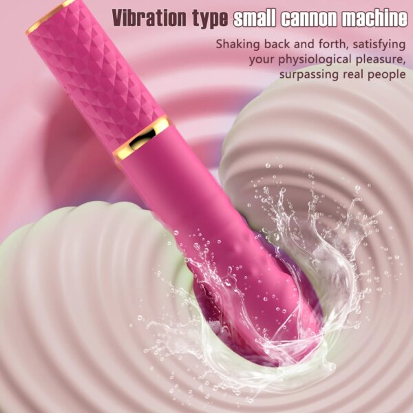 Machine sexuelle pour débutant, gode télescopique, vibrateur, poussée, chatte rétractable, point G, Stimulation anale clitoridienne, jouets sexuels pour femmes – Image 4