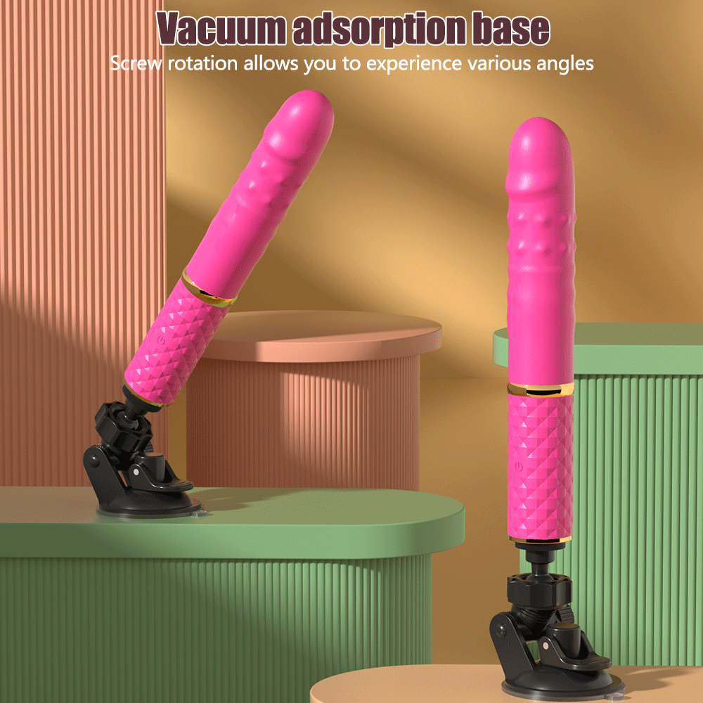 Machine sexuelle pour débutant, gode télescopique, vibrateur, poussée, chatte rétractable, point G, Stimulation anale clitoridienne, jouets sexuels pour femmes