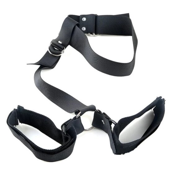 Harnais de retenue BDSM, épandeur de jambes ouvertes, jouets Sexy pour Couples, flirt sexuel, jambes attachées, accessoires pour adultes, Sex Shop, sans vibrateurs – Image 5