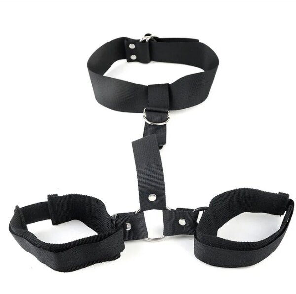 Harnais de retenue BDSM, épandeur de jambes ouvertes, jouets Sexy pour Couples, flirt sexuel, jambes attachées, accessoires pour adultes, Sex Shop, sans vibrateurs – Image 4