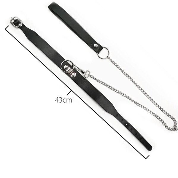 Sex Shop BDSM Bondage ensemble collier fétiche esclave chien pas de vibrateurs sexe érotique jeux pour adultes jouets pour femmes Couples produits sexuels – Image 6