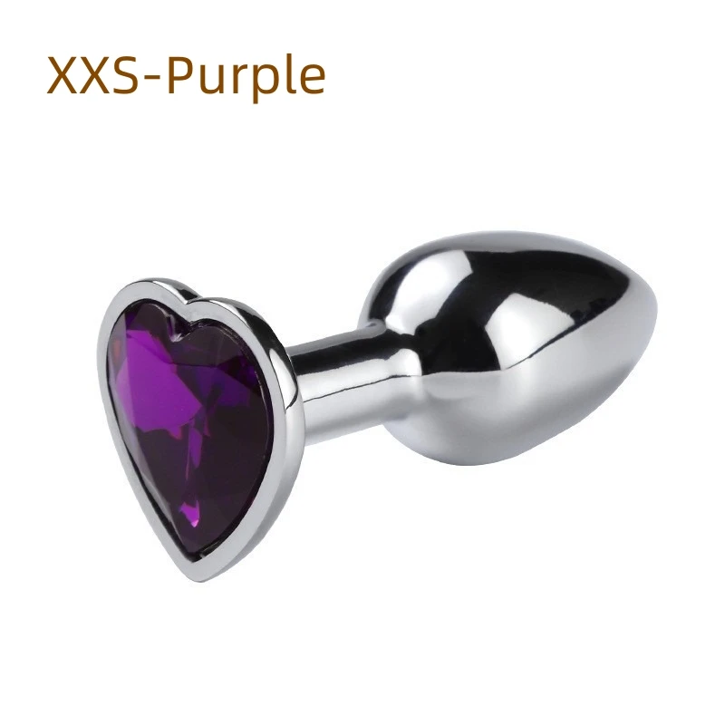 Base en forme de cœur, Mini Plug Anal en métal lisse pour débutant, outil de stimulateur de Masturbation, masseur sexuel, jouets sexuels pour adultes pour hommes et femmes