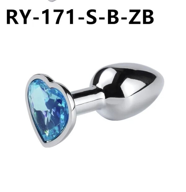 Base en forme de cœur, Mini Plug Anal en métal lisse pour débutant, outil de stimulateur de Masturbation, masseur sexuel, jouets sexuels pour adultes pour hommes et femmes – Image 4