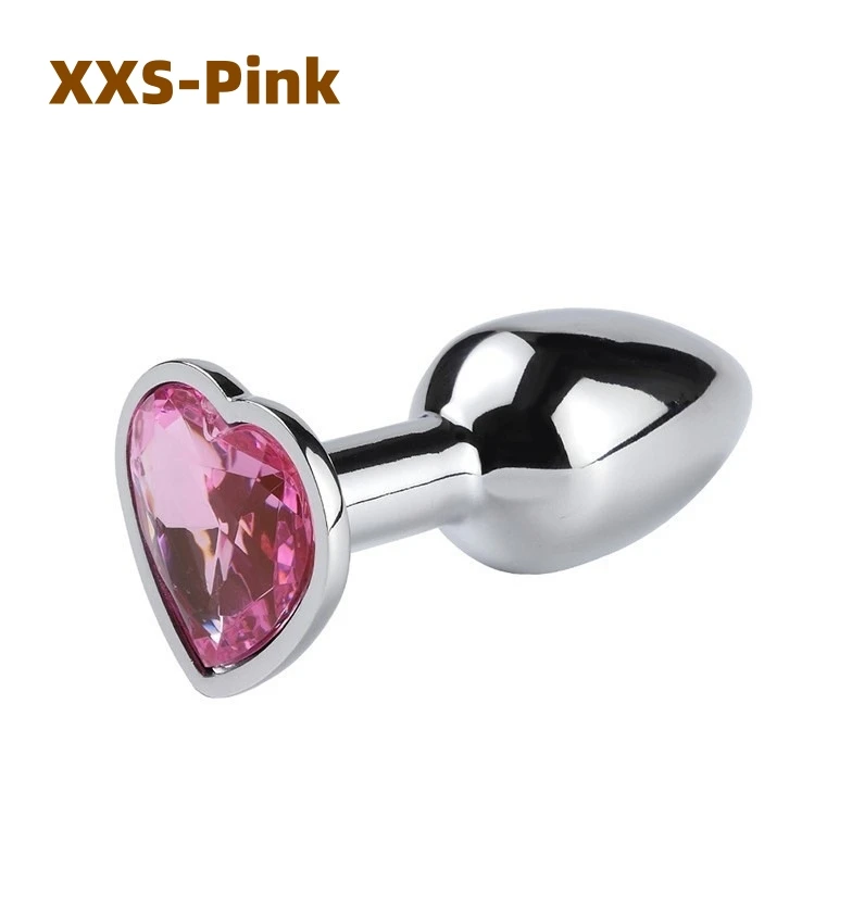 Base en forme de cœur, Mini Plug Anal en métal lisse pour débutant, outil de stimulateur de Masturbation, masseur sexuel, jouets sexuels pour adultes pour hommes et femmes