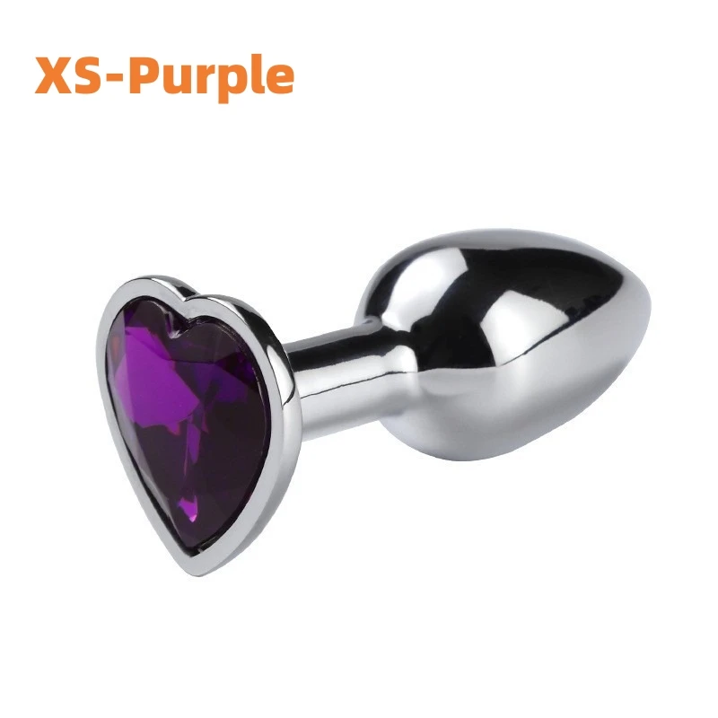 Base en forme de cœur, Mini Plug Anal en métal lisse pour débutant, outil de stimulateur de Masturbation, masseur sexuel, jouets sexuels pour adultes pour hommes et femmes