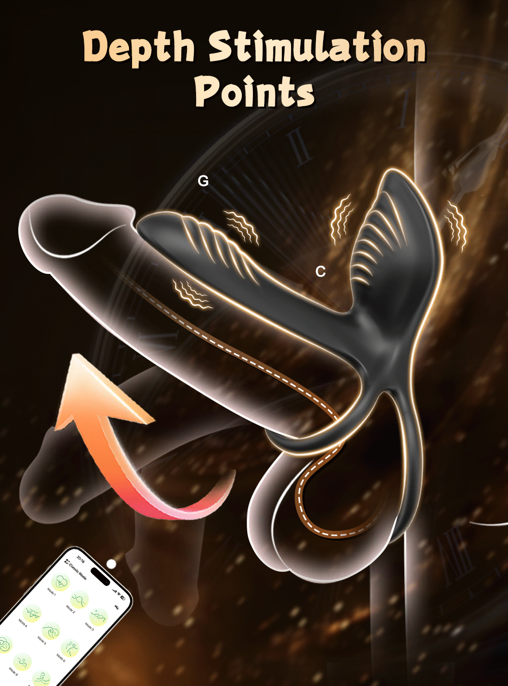 Anneau de pénis vibrant sans fil Bluetooth pour hommes, retarde l'éjaculation, vibrateur du Clitoris, Stimulation du point G, jouets sexuels pour Couple