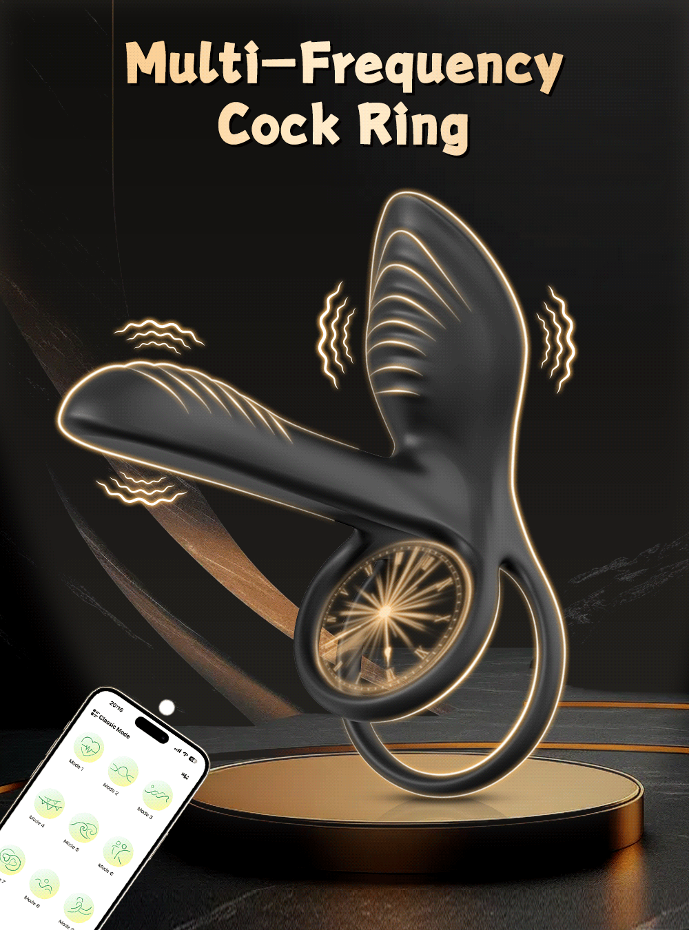 Anneau de pénis vibrant sans fil Bluetooth pour hommes, retarde l'éjaculation, vibrateur du Clitoris, Stimulation du point G, jouets sexuels pour Couple