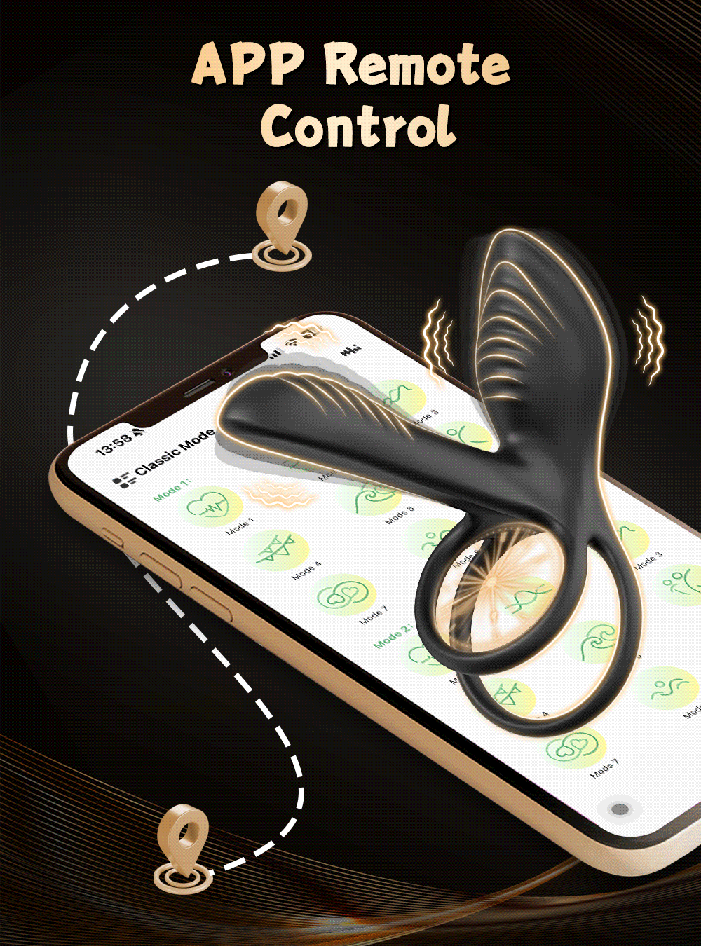 Anneau de pénis vibrant sans fil Bluetooth pour hommes, retarde l'éjaculation, vibrateur du Clitoris, Stimulation du point G, jouets sexuels pour Couple