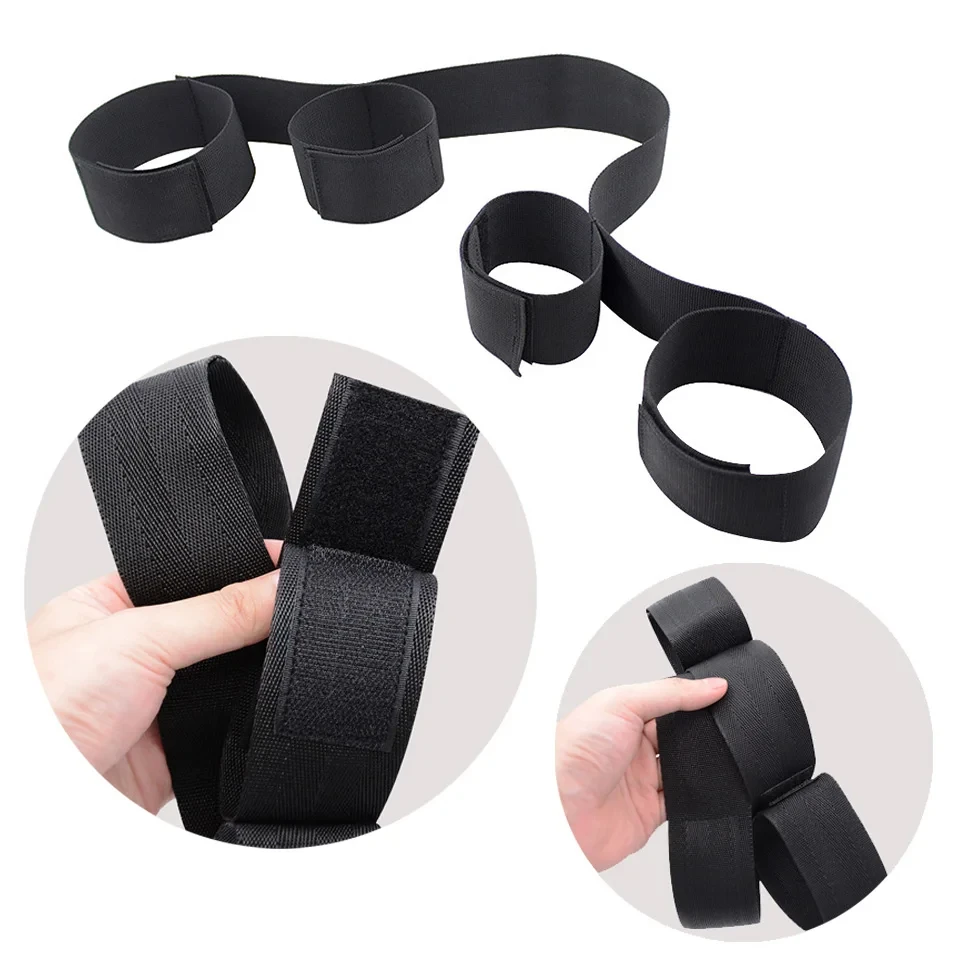 Menottes féminines, collier de cou, poignet, bouche Gag, sangle, fétiche SM, jouets sexuels pour femmes, Couples, ensemble de Bondage Bdsm, retenue, produit de jeu pour adultes Menottes féminines, collier de cou, poignet, bouche Gag, sangle, fétiche SM, jouets sexuels pour femmes, Couples, ensemble de Bondage Bdsm, retenue, produit de jeu pour adultes