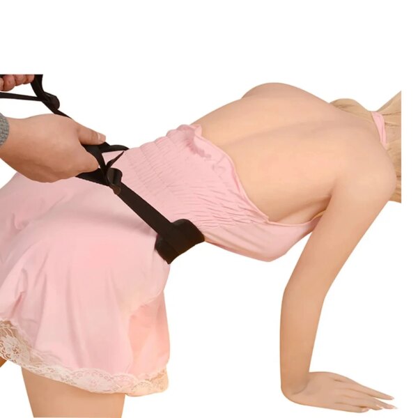 Menottes féminines, collier de cou, poignet, bouche Gag, sangle, fétiche SM, jouets sexuels pour femmes, Couples, ensemble de Bondage Bdsm, retenue, produit de jeu pour adultes – Image 6