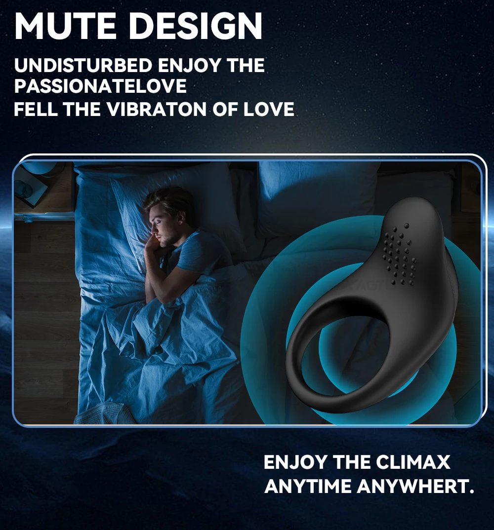 Anneau de pénis vibrant pour hommes, contrôle par application, retardement de l'éjaculation, vibrateur, Stimulation du Clitoris et du Scrotum, jouets sexuels pour Couples