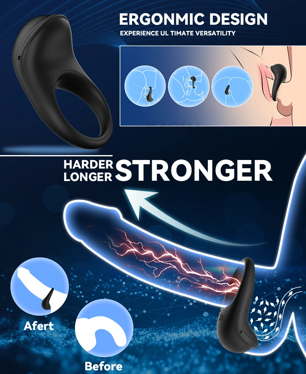 Anneau de pénis vibrant pour hommes, contrôle par application, retardement de l'éjaculation, vibrateur, Stimulation du Clitoris et du Scrotum, jouets sexuels pour Couples