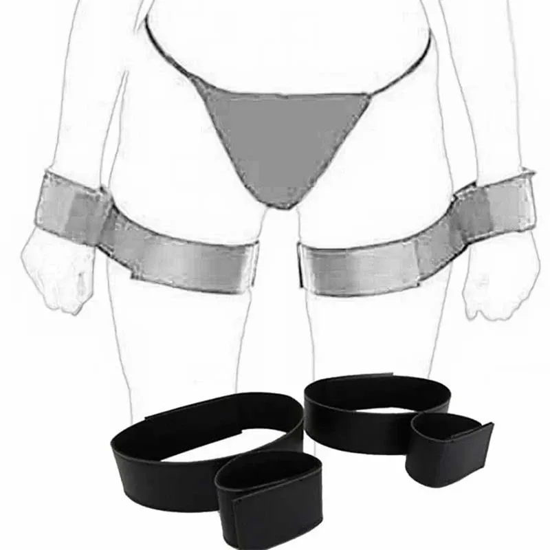 Menottes de retenue sexuelle SM pour adultes, outils d'esclave Bdsm ​   Pas de vibrateurs, poignets sexy aux chevilles, jambes ouvertes, jouets à main, bondage pour couples