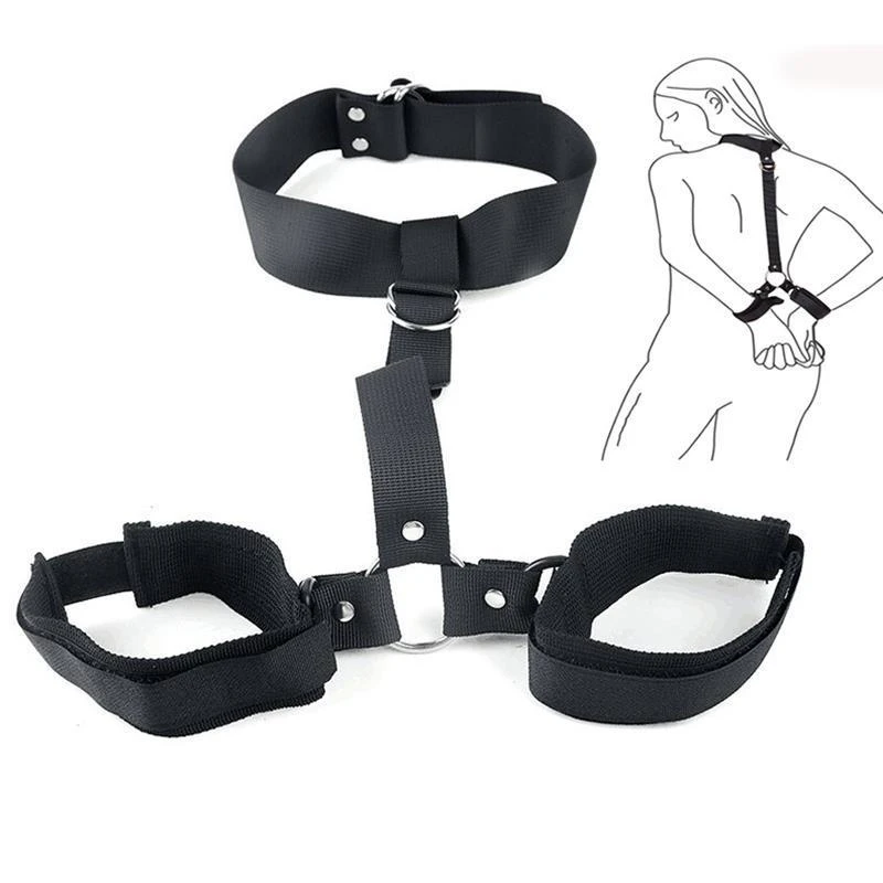 Menottes de retenue sexuelle SM pour adultes, outils d'esclave Bdsm ​   Pas de vibrateurs, poignets sexy aux chevilles, jambes ouvertes, jouets à main, bondage pour couples
