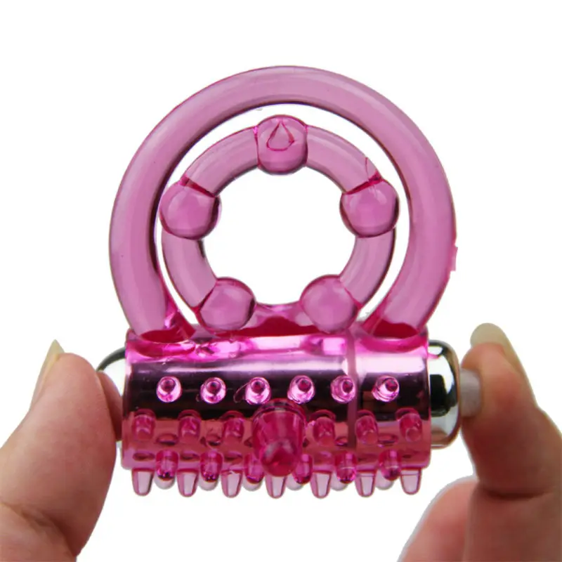Vibromasseur durable anneaux Double anneau de coq retard éjaculation prématurée pénis boule boucle 2 verrouillé jouets sexuels produit pour hommes