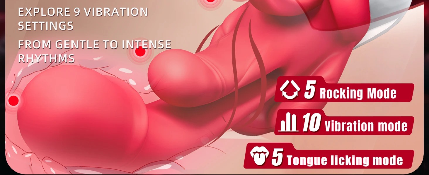 Gode vibrateur de langue 5 en 1 pour femmes, stimulateur de point G pour clitoridien, Vaginal, Anal, masturbateur féminin, jouets sexuels pour adultes 18 Gode vibrateur de langue 5 en 1 pour femmes, stimulateur de point G pour clitoridien, Vaginal, Anal, masturbateur féminin, jouets sexuels pour adultes 18