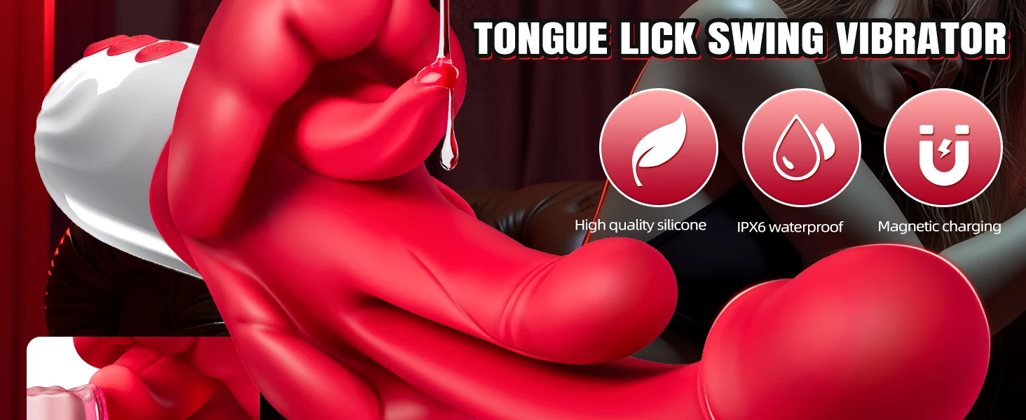 Gode vibrateur de langue 5 en 1 pour femmes, stimulateur de point G pour clitoridien, Vaginal, Anal, masturbateur féminin, jouets sexuels pour adultes 18 Gode vibrateur de langue 5 en 1 pour femmes, stimulateur de point G pour clitoridien, Vaginal, Anal, masturbateur féminin, jouets sexuels pour adultes 18