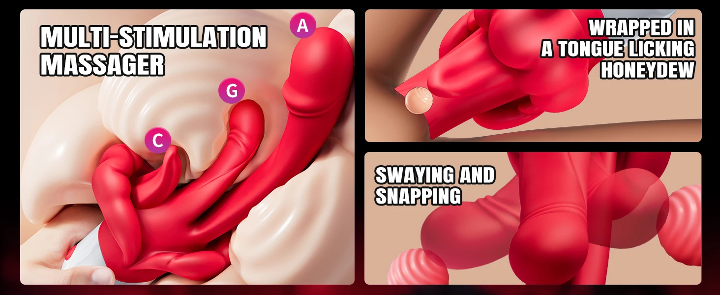 Gode vibrateur de langue 5 en 1 pour femmes, stimulateur de point G pour clitoridien, Vaginal, Anal, masturbateur féminin, jouets sexuels pour adultes 18 Gode vibrateur de langue 5 en 1 pour femmes, stimulateur de point G pour clitoridien, Vaginal, Anal, masturbateur féminin, jouets sexuels pour adultes 18