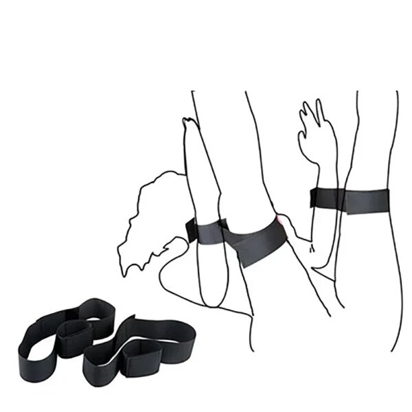 Couples adultes érotiques BDSM Bondage contraintes esclave poignets et manchettes de cheville pas de vibrateur jouets sexuels pour femmes hommes accessoires Sex Shop – Image 3