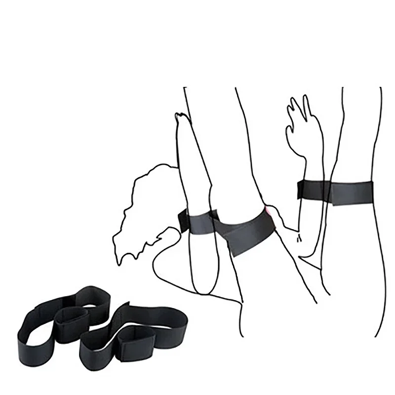 Couples adultes érotiques BDSM Bondage contraintes esclave poignets et manchettes de cheville pas de vibrateur jouets sexuels pour femmes hommes accessoires Sex Shop