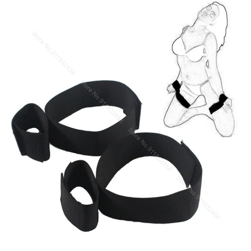 Couples adultes érotiques BDSM Bondage contraintes esclave poignets et manchettes de cheville pas de vibrateur jouets sexuels pour femmes hommes accessoires Sex Shop