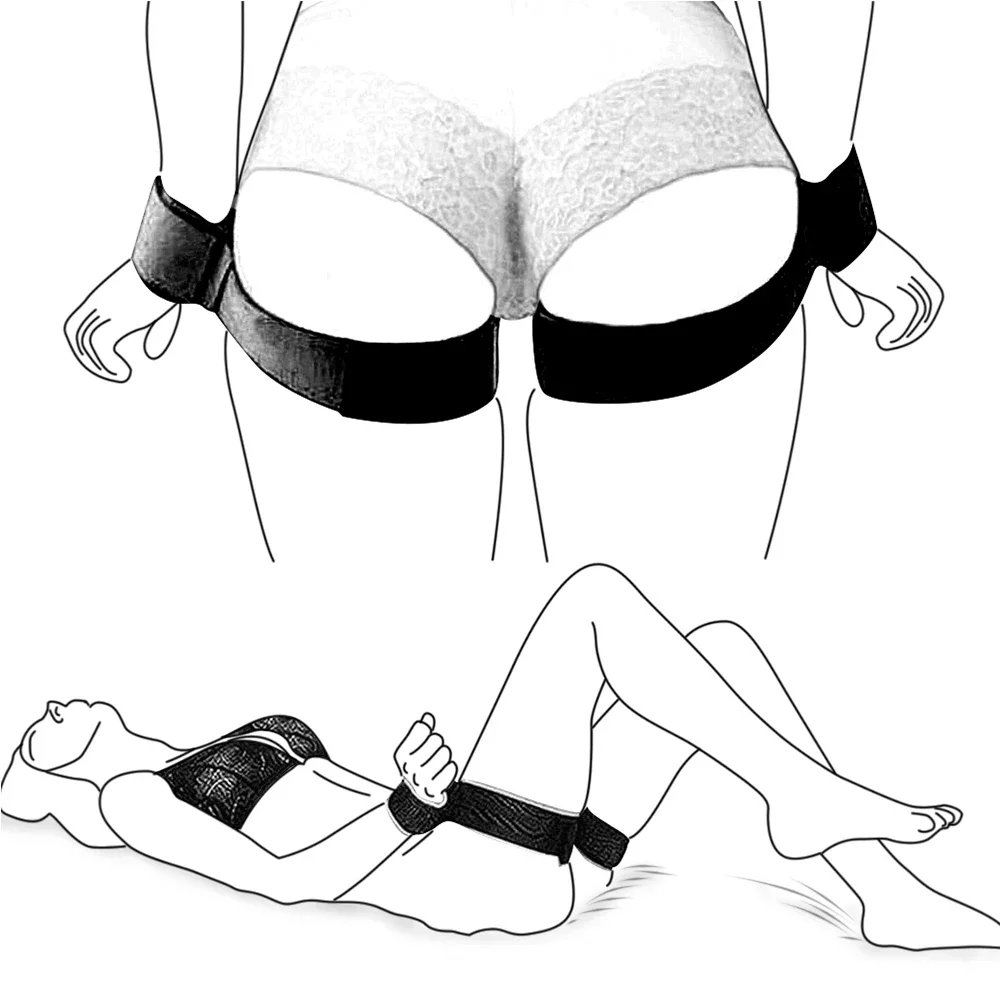 Couples adultes érotiques BDSM Bondage contraintes esclave poignets et manchettes de cheville pas de vibrateur jouets sexuels pour femmes hommes accessoires Sex Shop