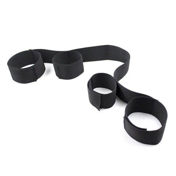 Couples adultes érotiques BDSM Bondage contraintes esclave poignets et manchettes de cheville pas de vibrateur jouets sexuels pour femmes hommes accessoires Sex Shop – Image 4