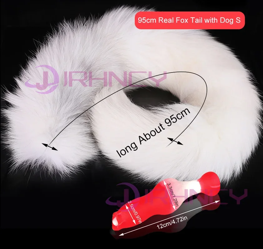 95cm Fox Tail Dog S