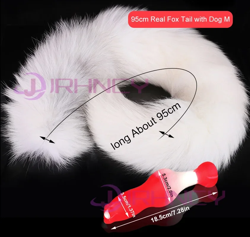 95cm Fox Tail Dog M