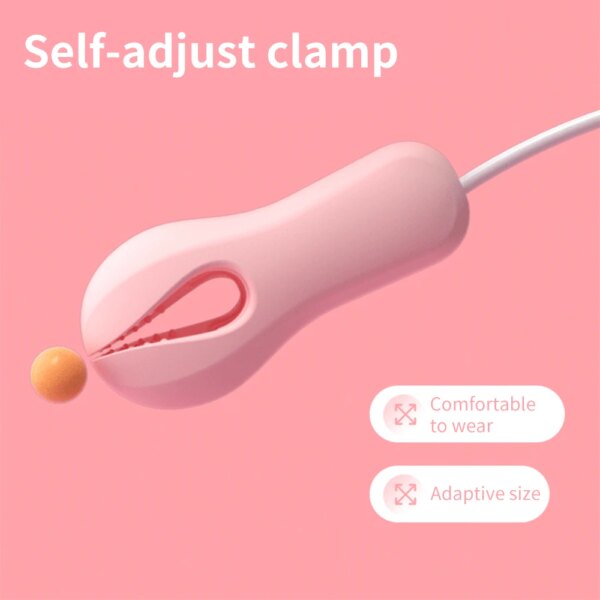 Pince à tétons électrique, 10 Modes, Massage du sein, vibrateur, rehausseur de Bondage, stimulateur adulte, jouets sexuels pour femmes, Couples féminins – Image 3