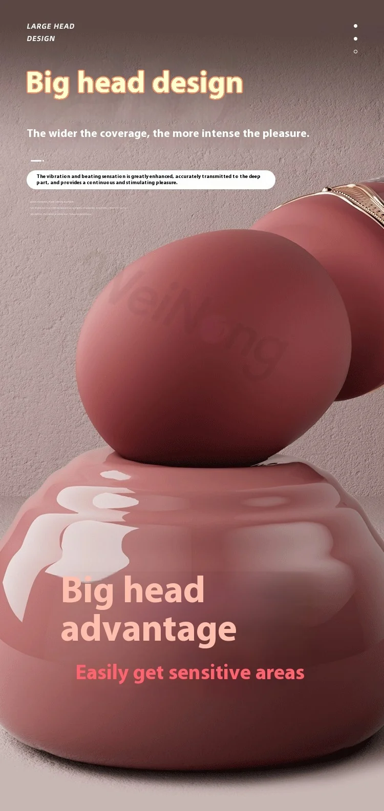 Vibromasseur baguette magique haut de gamme et puissant, masseur clitoridien de mamelon point G, masturbateur vaginal, masturbateur féminin, jouet sexuel