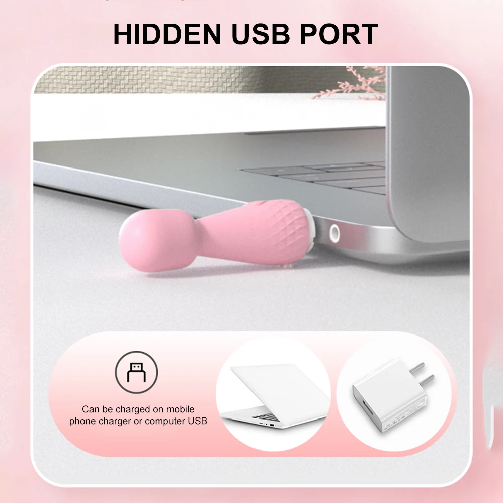 Mini baguette magique vibrateurs pour femmes stimulateur de Clitoris bâton AV masseur de point G masturbateur féminin jouets sexuels pour adultes pour femme Mini baguette magique vibrateurs pour femmes stimulateur de Clitoris bâton AV masseur de point G masturbateur féminin jouets sexuels pour adultes pour femme
