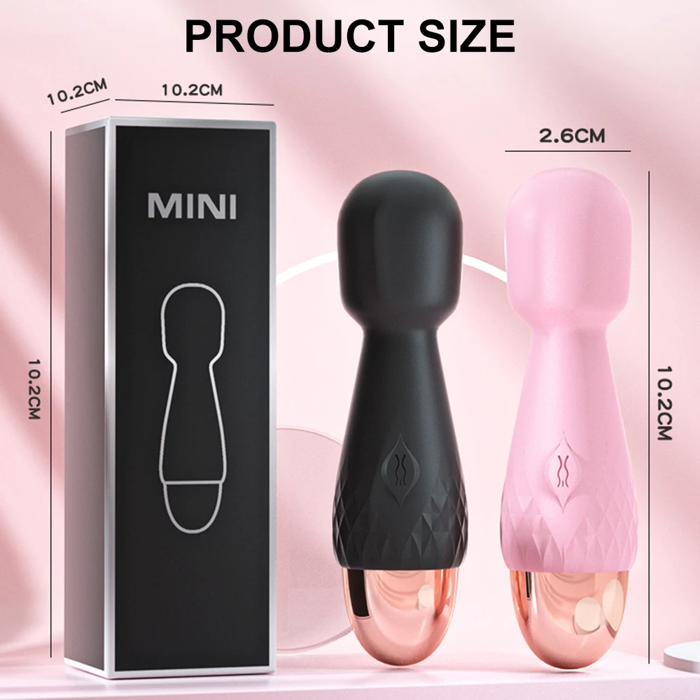 Mini baguette magique vibrateurs pour femmes stimulateur de Clitoris bâton AV masseur de point G masturbateur féminin jouets sexuels pour adultes pour femme Mini baguette magique vibrateurs pour femmes stimulateur de Clitoris bâton AV masseur de point G masturbateur féminin jouets sexuels pour adultes pour femme
