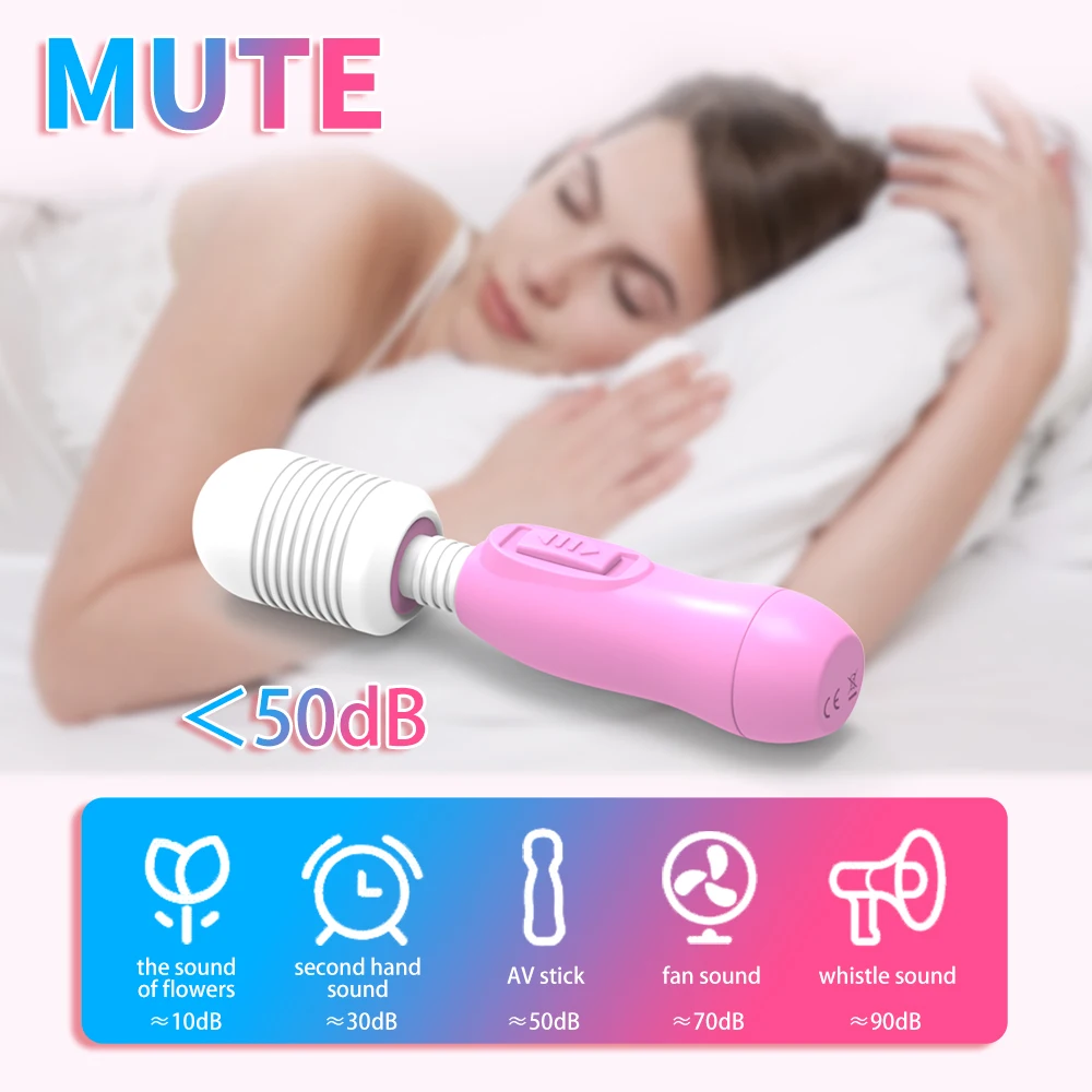 Mini baguette magique vibrateurs pour femmes stimulateur de Clitoris bâton AV masseur de point G masturbateur féminin jouets sexuels pour adultes pour femme
