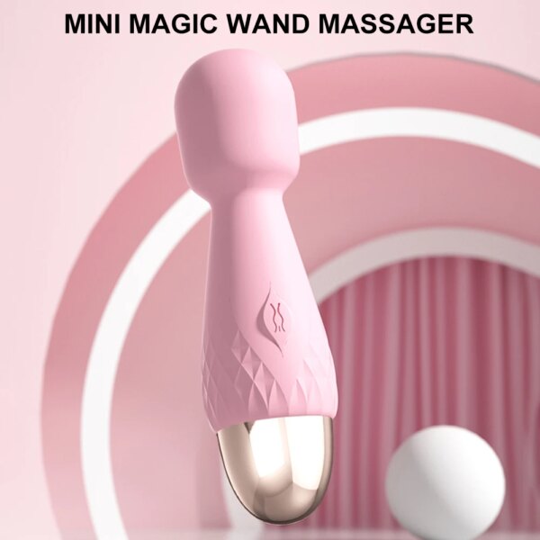 Mini baguette magique vibrateurs pour femmes stimulateur de Clitoris bâton AV masseur de point G masturbateur féminin jouets sexuels pour adultes pour femme – Image 2