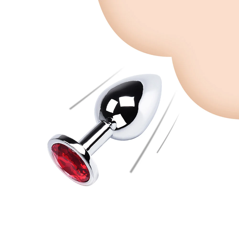 Plug Anal en métal en acier inoxydable, avec bijoux, cristal coloré, perle anale, jouets sexuels pour adultes, jeu pour femmes adultes Plug Anal en métal en acier inoxydable, avec bijoux, cristal coloré, perle anale, jouets sexuels pour adultes, jeu pour femmes adultes