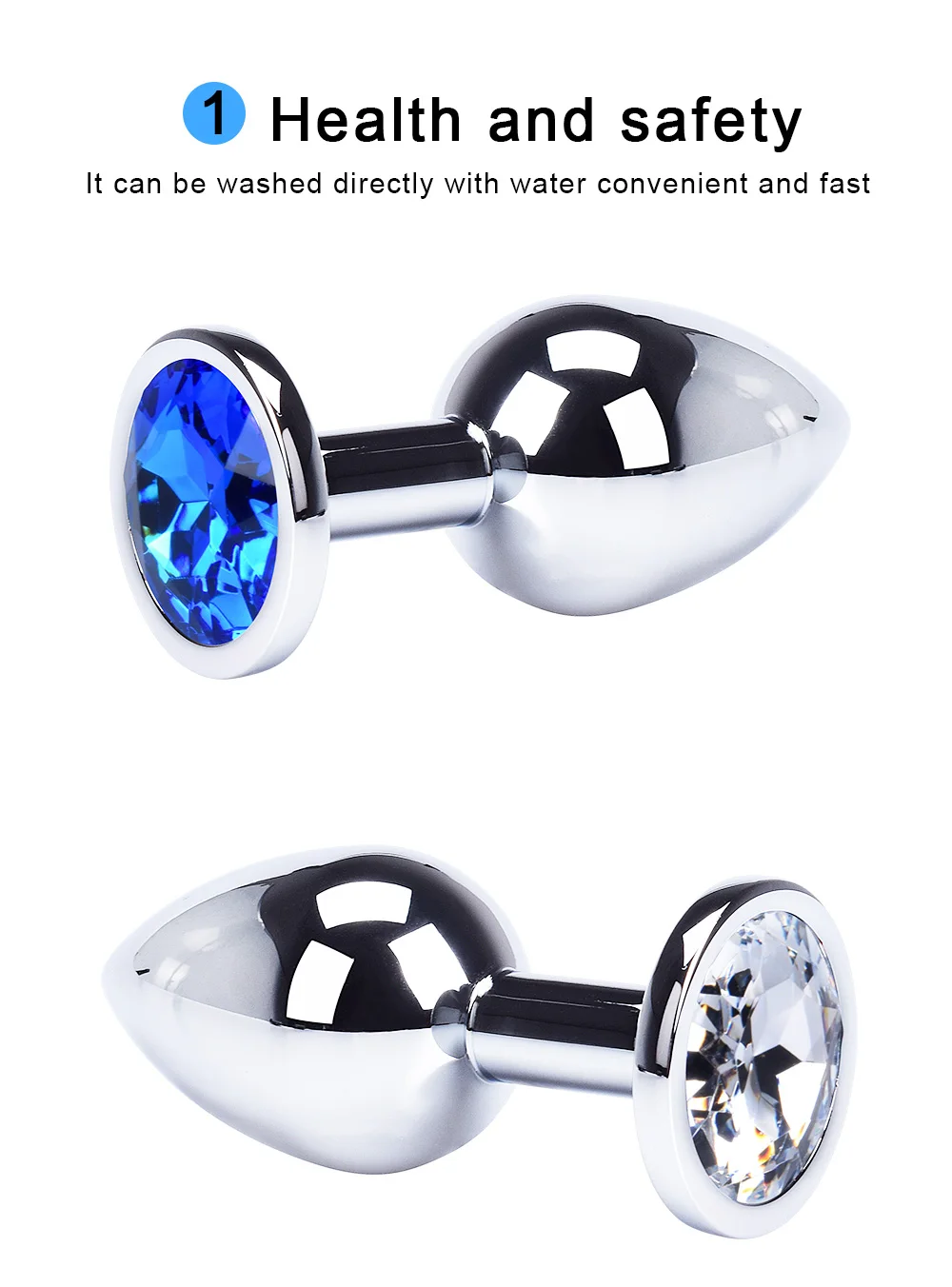 Plug Anal en métal en acier inoxydable, avec bijoux, cristal coloré, perle anale, jouets sexuels pour adultes, jeu pour femmes adultes Plug Anal en métal en acier inoxydable, avec bijoux, cristal coloré, perle anale, jouets sexuels pour adultes, jeu pour femmes adultes