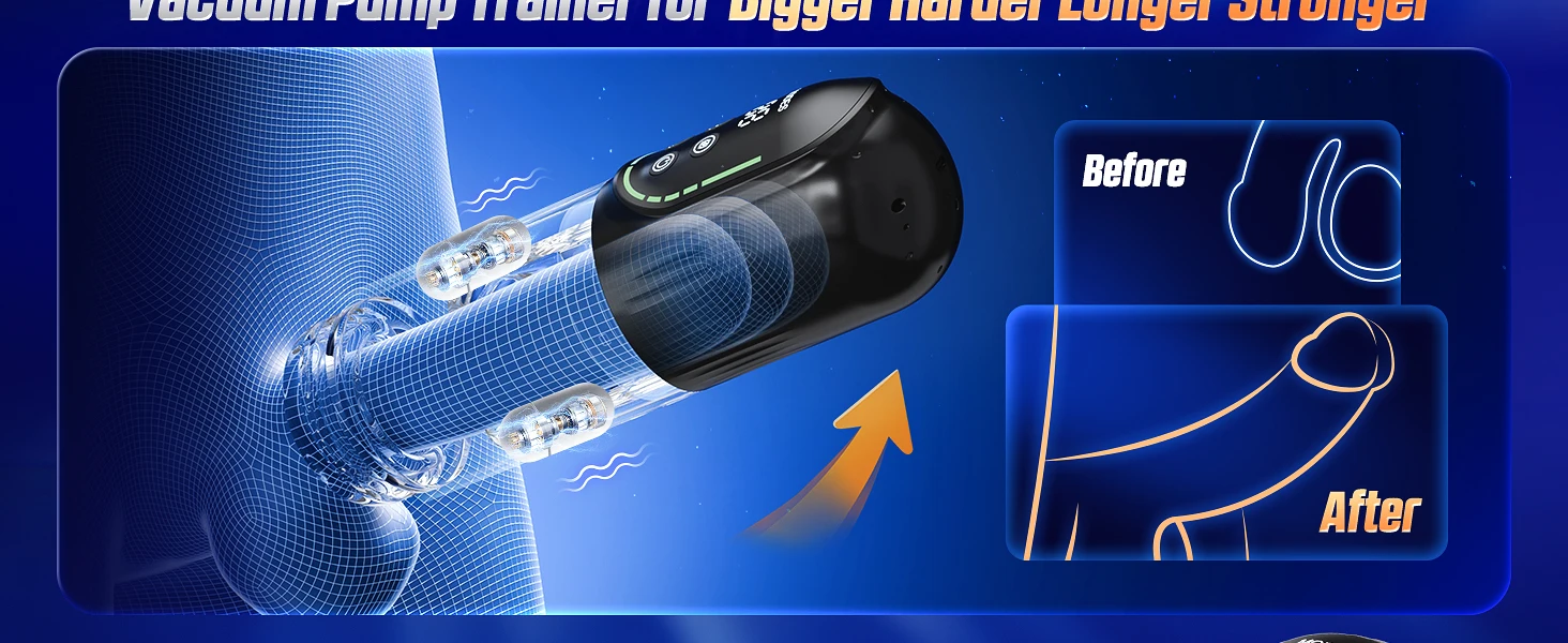 Masturbateur masculin à succion automatique, 7 roulements de poussée, pompe à pénis sous vide LCD, vraie poche, chatte, Stroker, jouets sexuels pour pipe