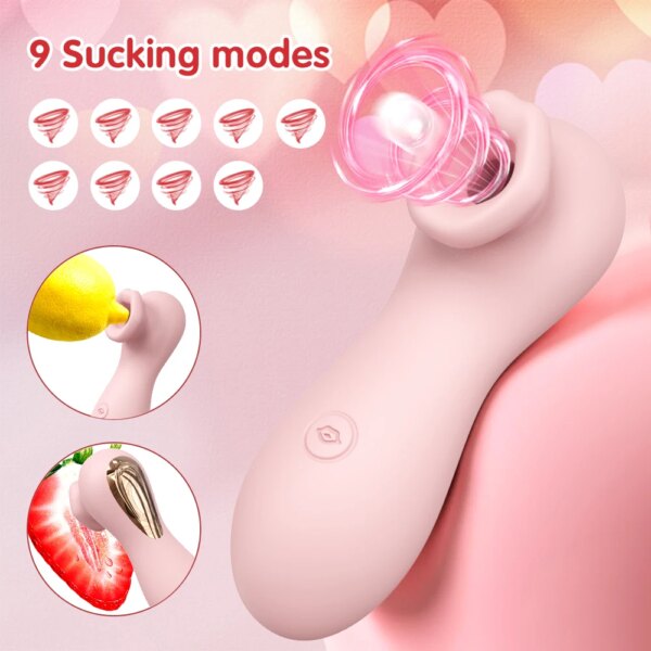 Jouets sexuels vibrateur puissant mamelon Clitoris sucer stimulateur Vibration masseur outils de Masturbation femmes jouet sexuel gode vibrateur – Image 4