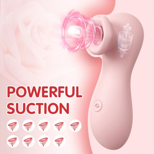 Jouets sexuels vibrateur puissant mamelon Clitoris sucer stimulateur Vibration masseur outils de Masturbation femmes jouet sexuel gode vibrateur – Image 3