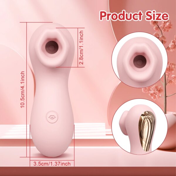 Jouets sexuels vibrateur puissant mamelon Clitoris sucer stimulateur Vibration masseur outils de Masturbation femmes jouet sexuel gode vibrateur – Image 2