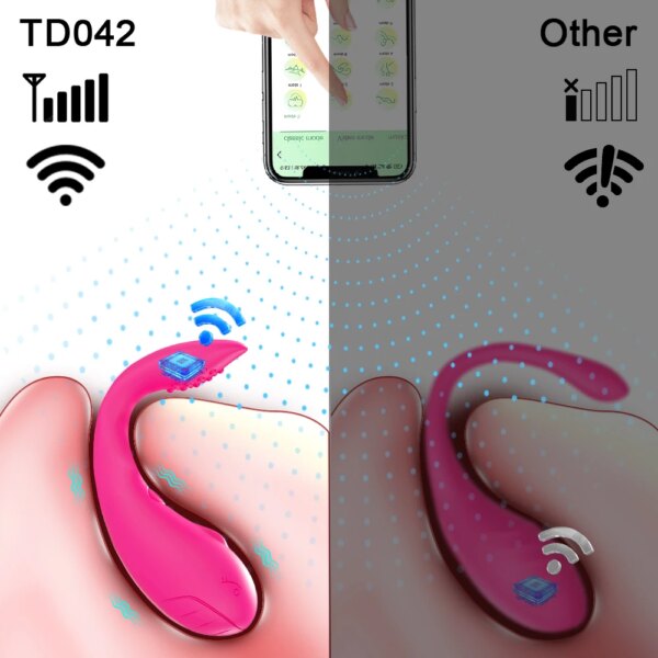 Oeuf vibrant télécommandé pour femme, gode point G, culotte portable, jouets sexuels vibrants pour adultes, UNIS isseur de clitoris – Image 5