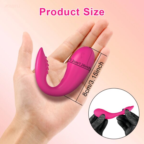 Oeuf vibrant télécommandé pour femme, gode point G, culotte portable, jouets sexuels vibrants pour adultes, UNIS isseur de clitoris – Image 6