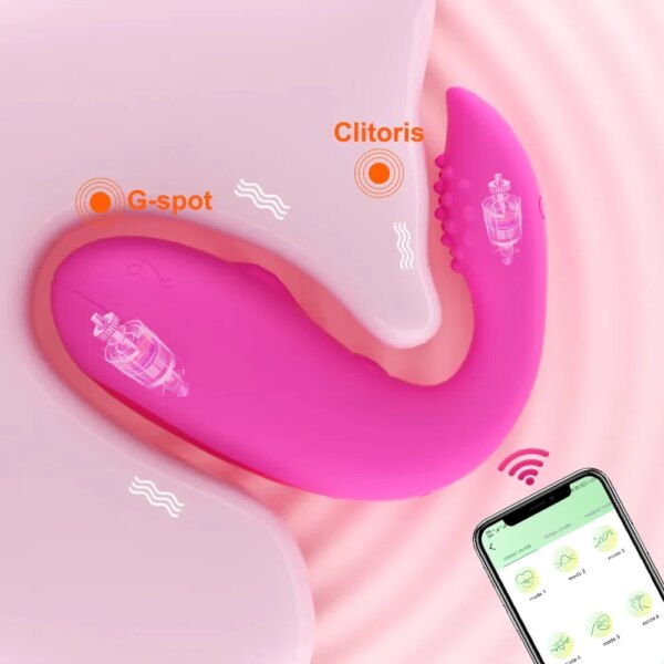 Oeuf vibrant télécommandé pour femme, gode point G, culotte portable, jouets sexuels vibrants pour adultes, UNIS isseur de clitoris – Image 2